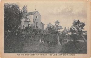 Pfarrkirche Germany Menden Scenic View Antique Postcard J66408