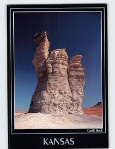 Postcard Castle Rock, Kansas