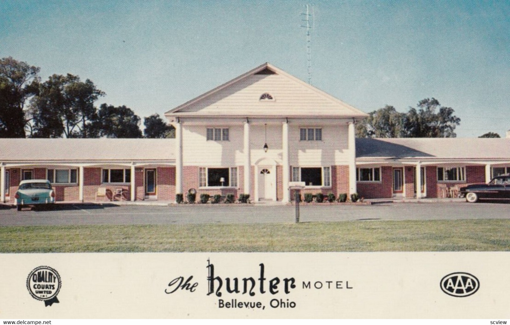 BELLEVUE , Ohio , 195060s ; The Hunter Motel United States Ohio