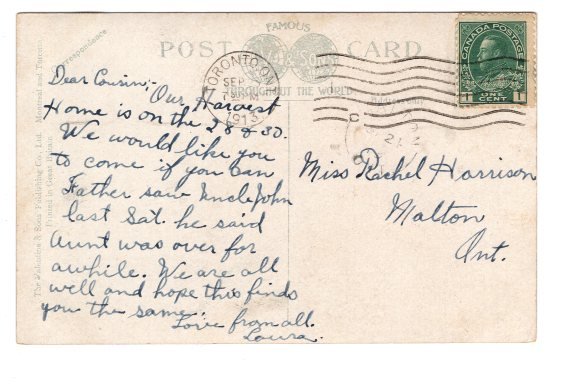 Niagara Steamer  'Chippewa' Ontario, Used Toronto 1913