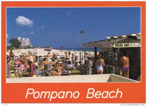 Hotels and Condominiums, Palm Trees, Polar Cup Snack Stand, POMPANO BEACH, Fl...