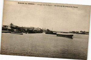 CPA AK Senegal-Un coin de St Louis et du fleuve (235705)