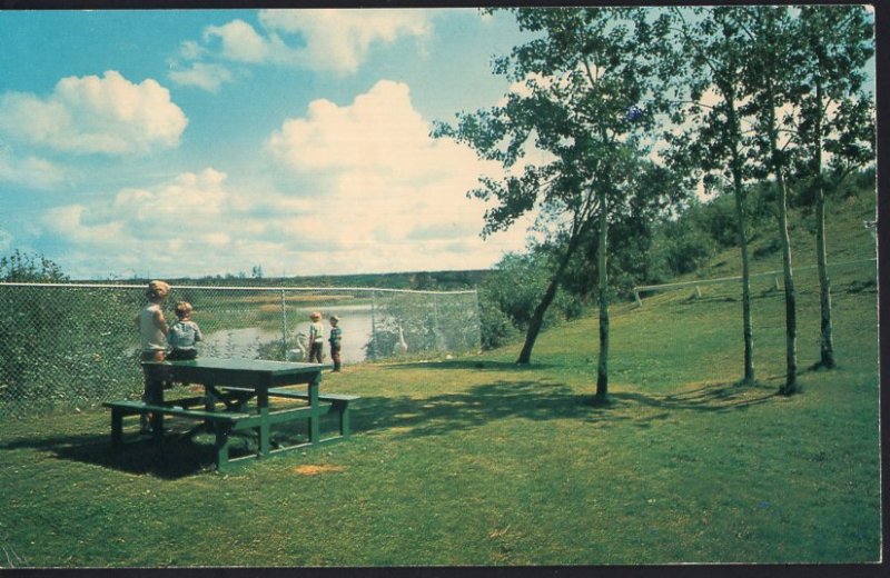 Alberta GRANDE PRAIRIE Rotary Campsite - Chrome 1950s-1970s