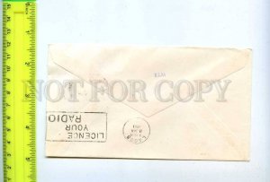 254856 Netherlands KLM Airlines Amsterdam Lagos First flight 1961 postmark