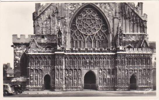 England Exeter The Cathedral Western Screen Photo