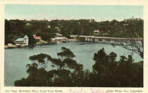 PC CPA AUSTRALIA HUNTER'S HILL LANE COVE RIVER SYDNEY Vintage Postcard (b27127)