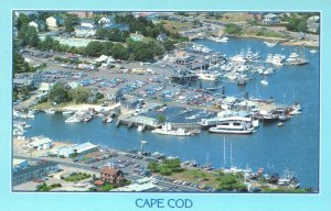 USA Hyannis Harbor Cape Cod Massachusetts Chrome Postcard 04.03