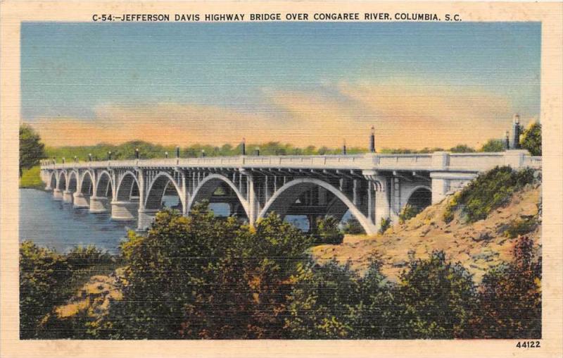 South carolina  Columbia  Jefferson Davis Highway  Bridge over Congaree River