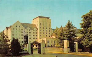 Bloomington, IN   INDIANA UNIVERSITY~Memorial Union Housing 1973 Chrome Postcard