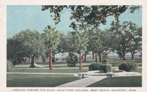 GULFPORT, Mississippi, 1910-1930s; Looking Toward The Gulf, Gulf Park College