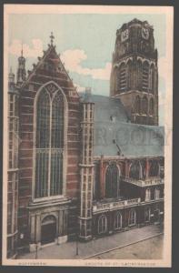 098669 HOLLAND Rotterdam Groote of St.Laurenskerk Vintage PC