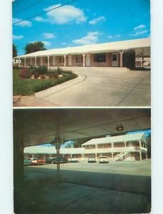 Unused Pre-1980 OLD CARS & STEPHENS MOTEL Columbia Missouri MO s5643@