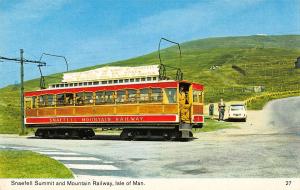 uk5892 snaefell summit and mountain railway isle of man uk tramway