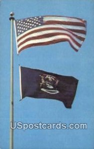 US Flag State Of Michigan - MIsc Postcard