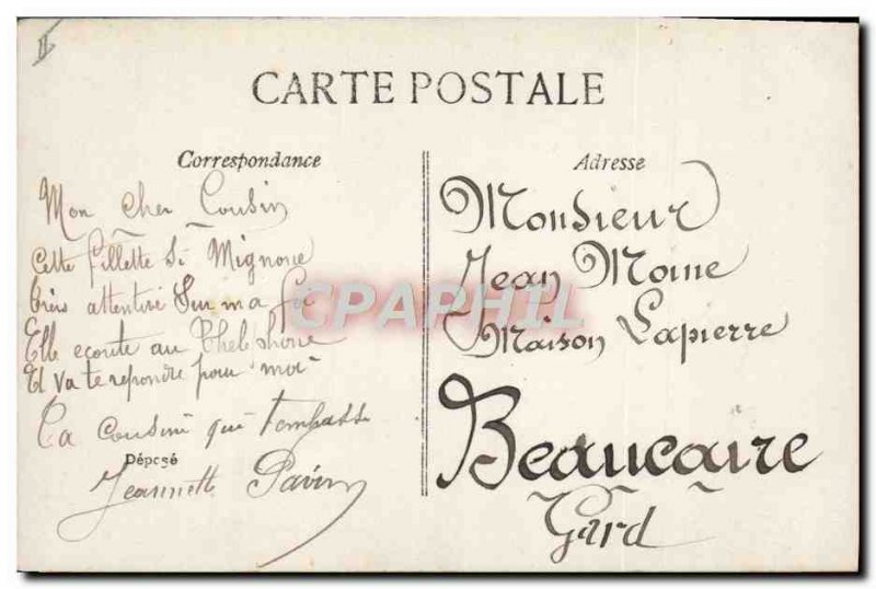 Old Postcard Fantasy Child Phone