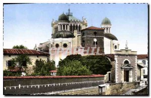 Old Postcard Basilica and the Ancient Church of Ars Ain