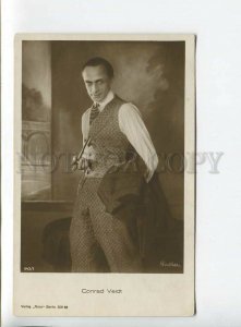 438475 Conrad VEIDT German MOVIE Film Actor Vintage postcard BINDER ROSS