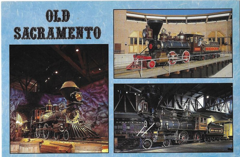 Old Sacramento California Railroad Museum Open 362 Days per Year 4 by 6