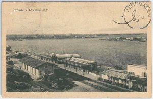 Vintage POSTCARD - CITY TOAST - PORT STATION 1923-