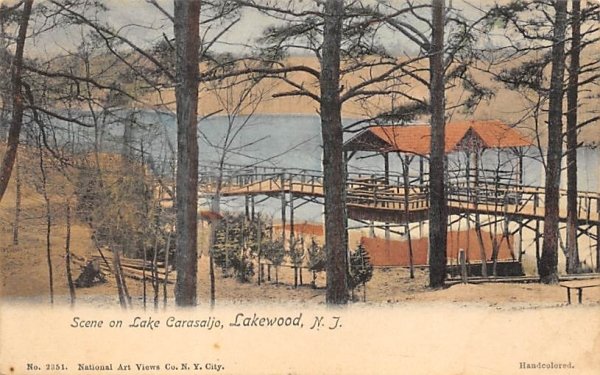 Scene on Lake Carasaljo in Lakewood, New Jersey