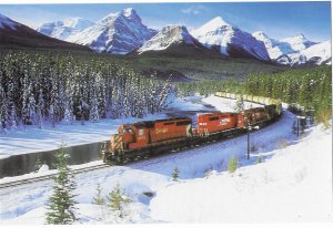 CP Railway & Train Through Canadian Rockies From Prairie to Sea Canada 4 by 6