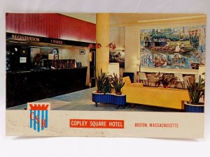 Vintage Post Card Copley Square Hotel Boston, MA P24