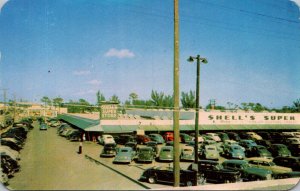 Florida Miami Shell's Super Store Grocery Store 1950