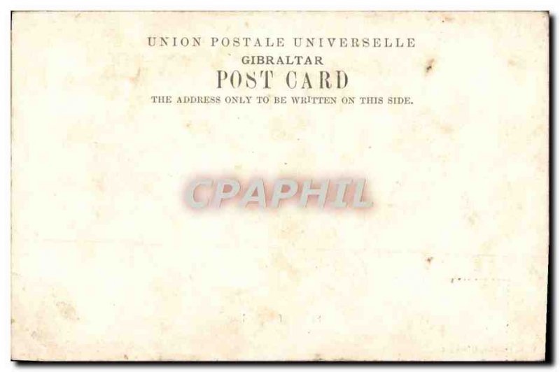 Postcard Old Strait of Gibraltar