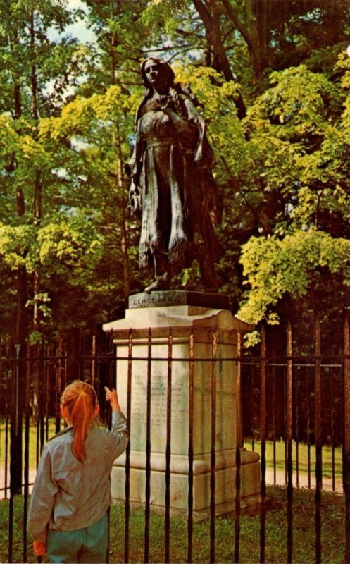 New York Letchworth Park Bronze Statue Of Mary Jemison