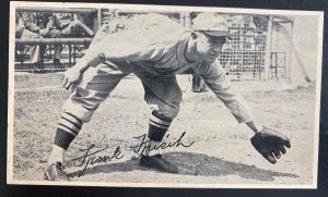 Mint USA Real Picture Postcard Baseball Player Frank Frisch Signed