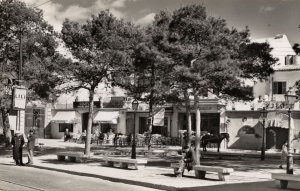 Palma Gomila Square Mallorca Real Photo Postcard