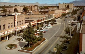 Grand Junction Colorado Main St Scene Birdseye View c1950-60s Vintage Postcard