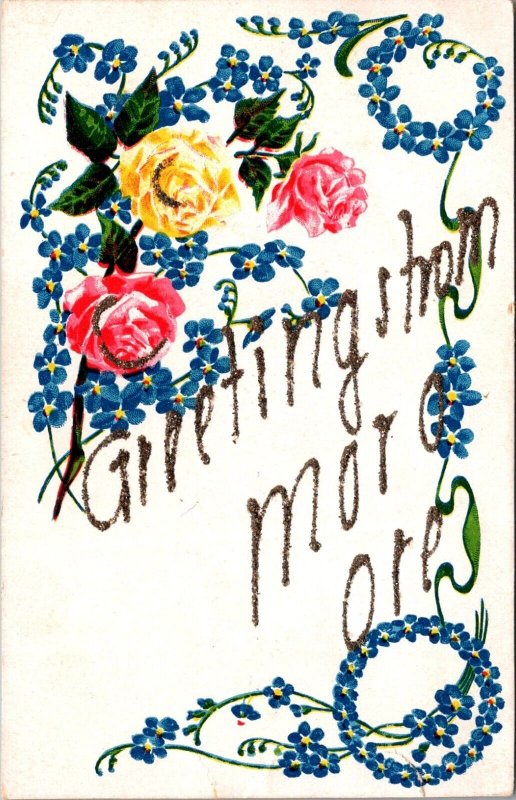 Greetings From Moro OR Undivided Back Vintage Postcard U43