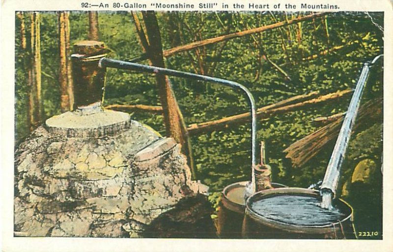 Moonshine Still, 80 Gallons, In the Heart of the Mountains