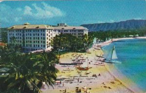 Hawaii Waikiki The Beautiful Moana Hotel On the Beach At Waikiki