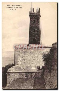 Old Postcard Belfort Tower Miotte