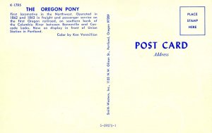 OR - Portland. The Oregon Pony Locomotive