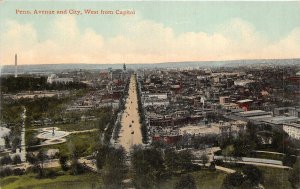 Lot194 penn avenue and  city west from capitol washington usa