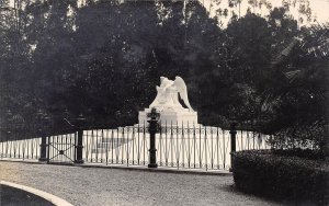 Stanford University California c1908 RPPC Real Photo Postcard Angel Of Grief 