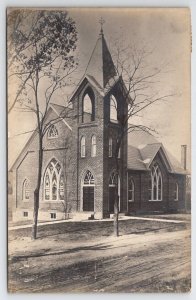 Gardners PA RPPC Mt Zion Lutheran Church Pennsylvania Real Photo Postcard V28