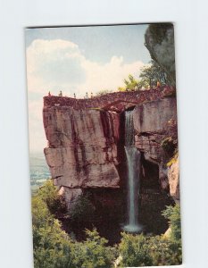 Postcard High Falls Beautiful Rock City Atop Lookout Mountain Tennessee USA