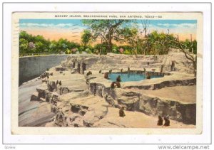 Monkey Island, Brackenridge Park, San Antonio, Texas, PU-00-10s