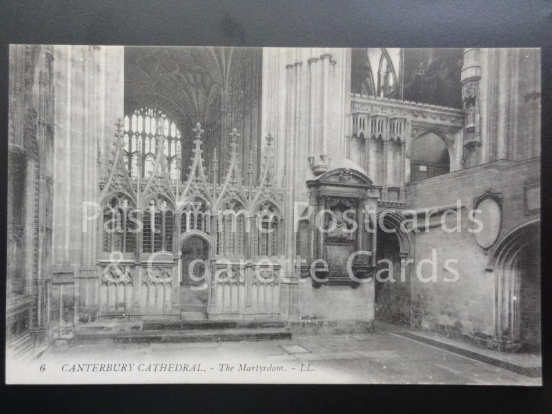 Old PC Kent: Canterbury Cathedral, The Martydom, by LL. No.6