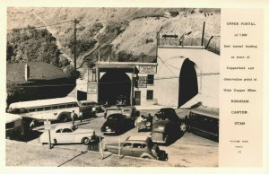 USA Upper Portal Copperfield Bingham Canyon Utah Vintage RPPC 08.96