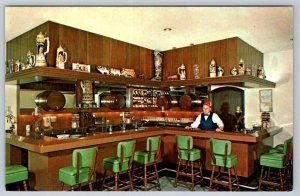 Stein Room, Bavarian Inn, Frankenmuth Michigan, Vintage 1973 Chrome Postcard