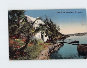 Postcard Bridge at Norwood Bermuda British Overseas Territory