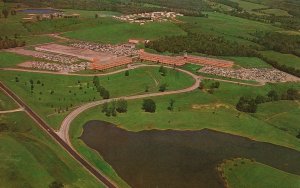 Vintage Postcard 1974 Owego Plant Susquehanna River I.B.M. Corp. Owego New York