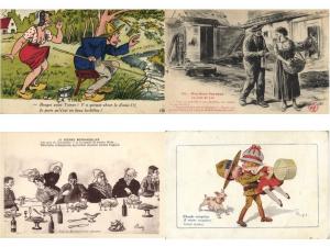 HUMOUR COMIC 105 CPA pre- 1950