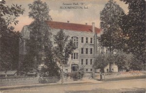 Tinted Postcard Science Hall B in Bloomington, Indiana~129188