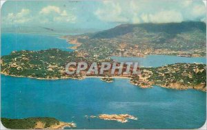 Postcard Modern Air view of a portion of Acapulco Mexico